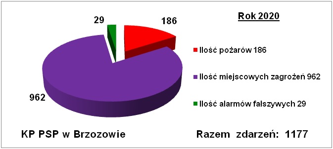 Statystyka 2020 KP PSP Brzozw