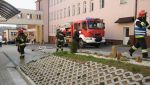  Ćwiczenia na terenie Szpitala w Brzozowie foto: st.kpt. Jacek Kędra