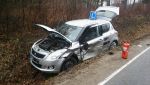 Wypadek drogowy w Turzym Polu foto: st.kpt. Bogdan Biedka