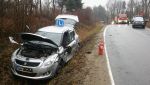 Wypadek drogowy w Turzym Polu foto: st.kpt. Bogdan Biedka