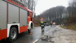 Wypadek drogowy w Turzym Polu foto: st.kpt. Bogdan Biedka