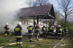  Pożar budynku gospodarczego w Humniskach foto:www.ry-sa.pl