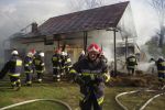  Pożar budynku gospodarczego w Humniskach foto:www.ry-sa.pl