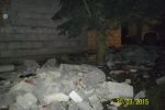  zerwany dach na budynku mieszkalnym w Starej Wsi foto: st.kpt. Jacek Kędra