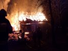  pożar budynku mieszkalnego i gospodarczego - Golcowa foto: infobrzozow