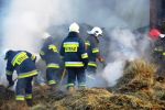  Pożar stodoły w Starej Wsi foto: www.brzozowiana.pl