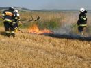  Pożar bali słomy we Wzdowie foto: st.kpt. Bogdan Biedka